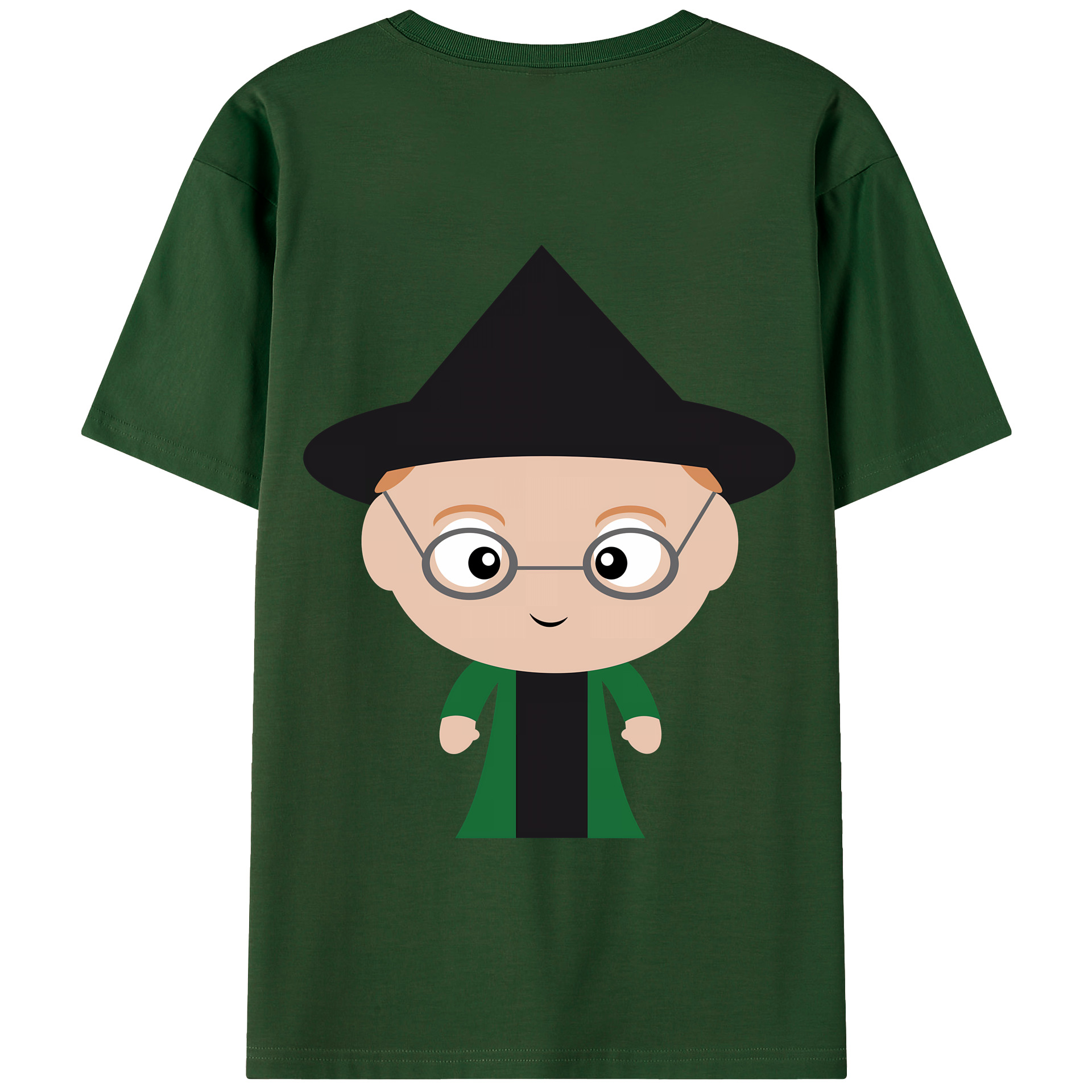 （画像用） Harry Potter ハリー・ポッターシリーズ 綿100％半袖Tシャツ（背面プリント）
